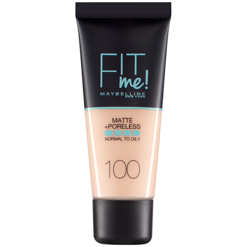 Fit Me Matte & Poreless Fond de Teint Liquide 100 Warm Ivory 30 Ml