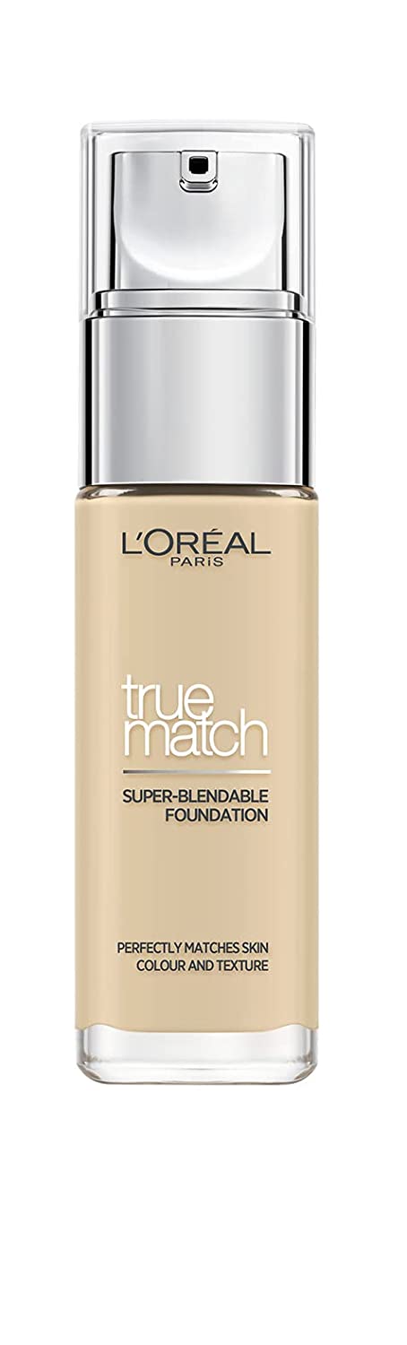 True Match Fond de Teint Liquide 1D1W Ivoire 30 Ml