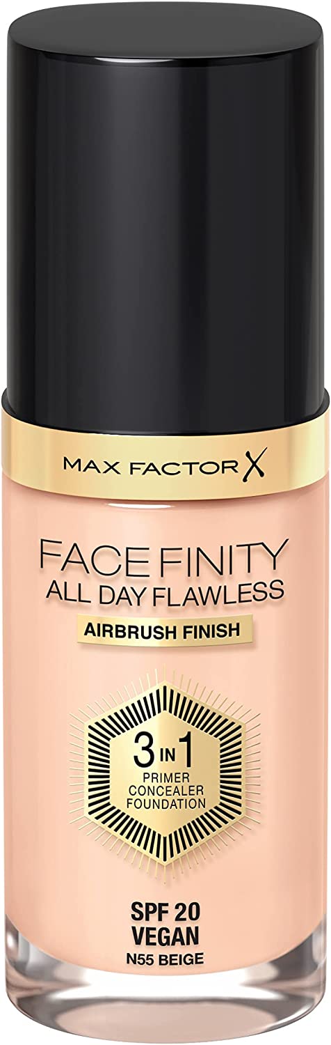 Face Finity All Day Flawless 3-In-1 Foundation, Primer, Concealer  Spf 20 30 Ml