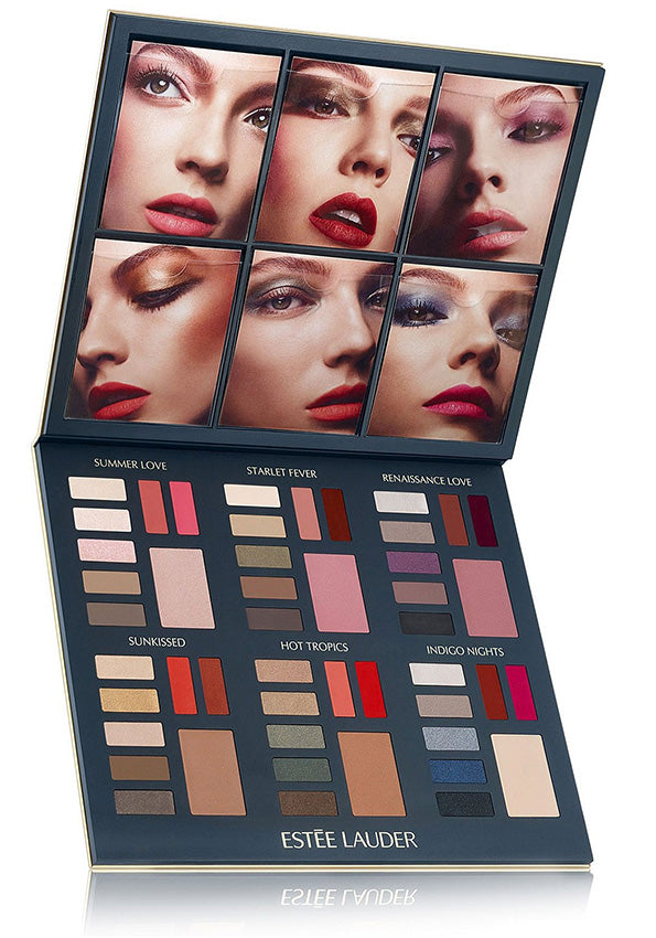 Palette de maquillage de portefeuille de couleurs